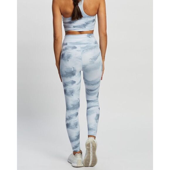 Anthro All Fenix Aryah 7/8 Legging Activewear Charcoal White Size L - Picture 4 of 13